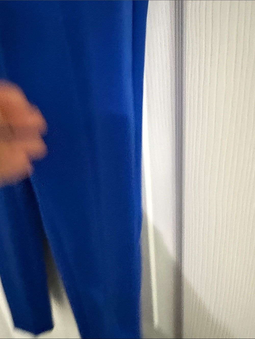 Zara Cobalt Blue Cropped Tailored Ankle Trousers - Picture 2 of 7